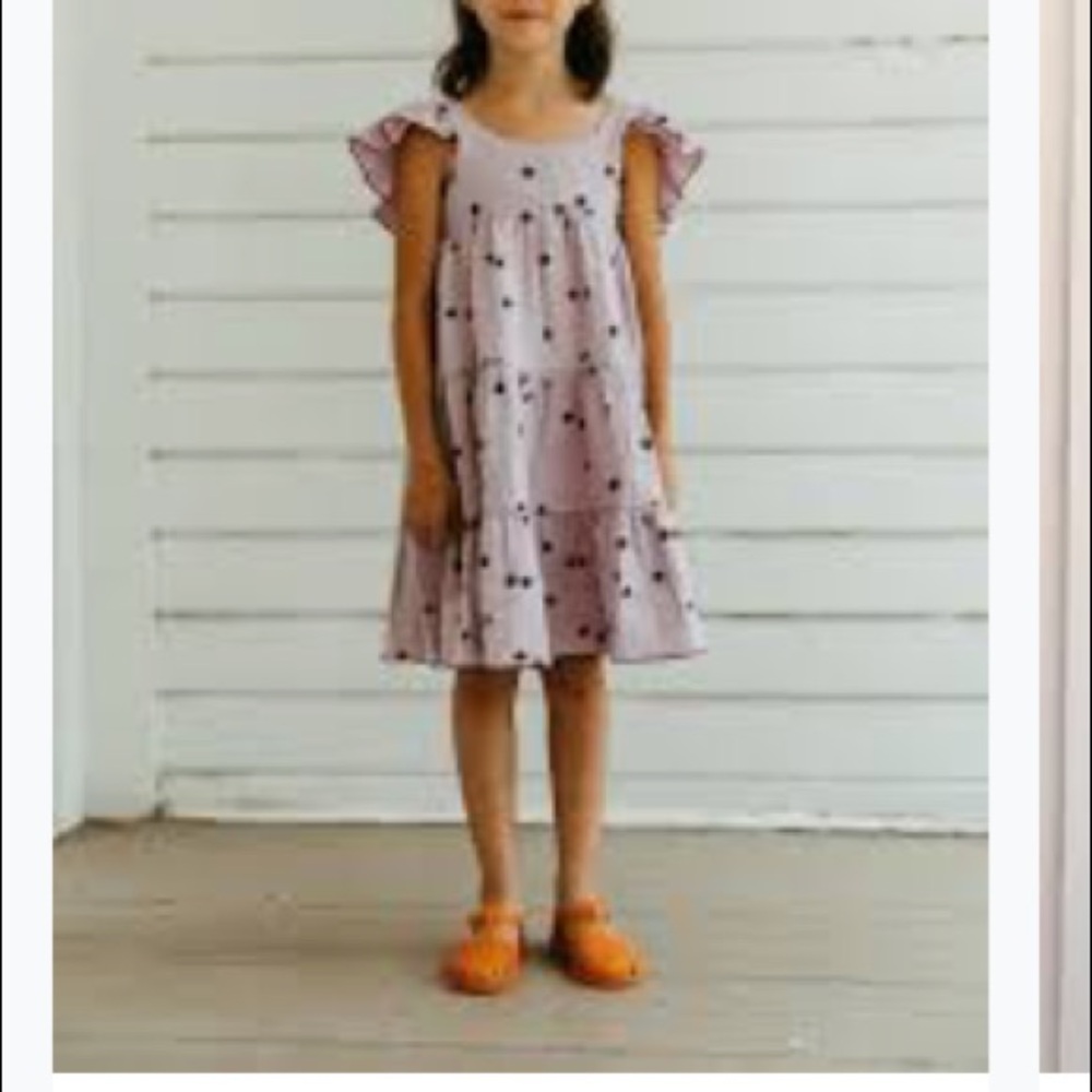 NWT Fin & Vince lilac tulips dress